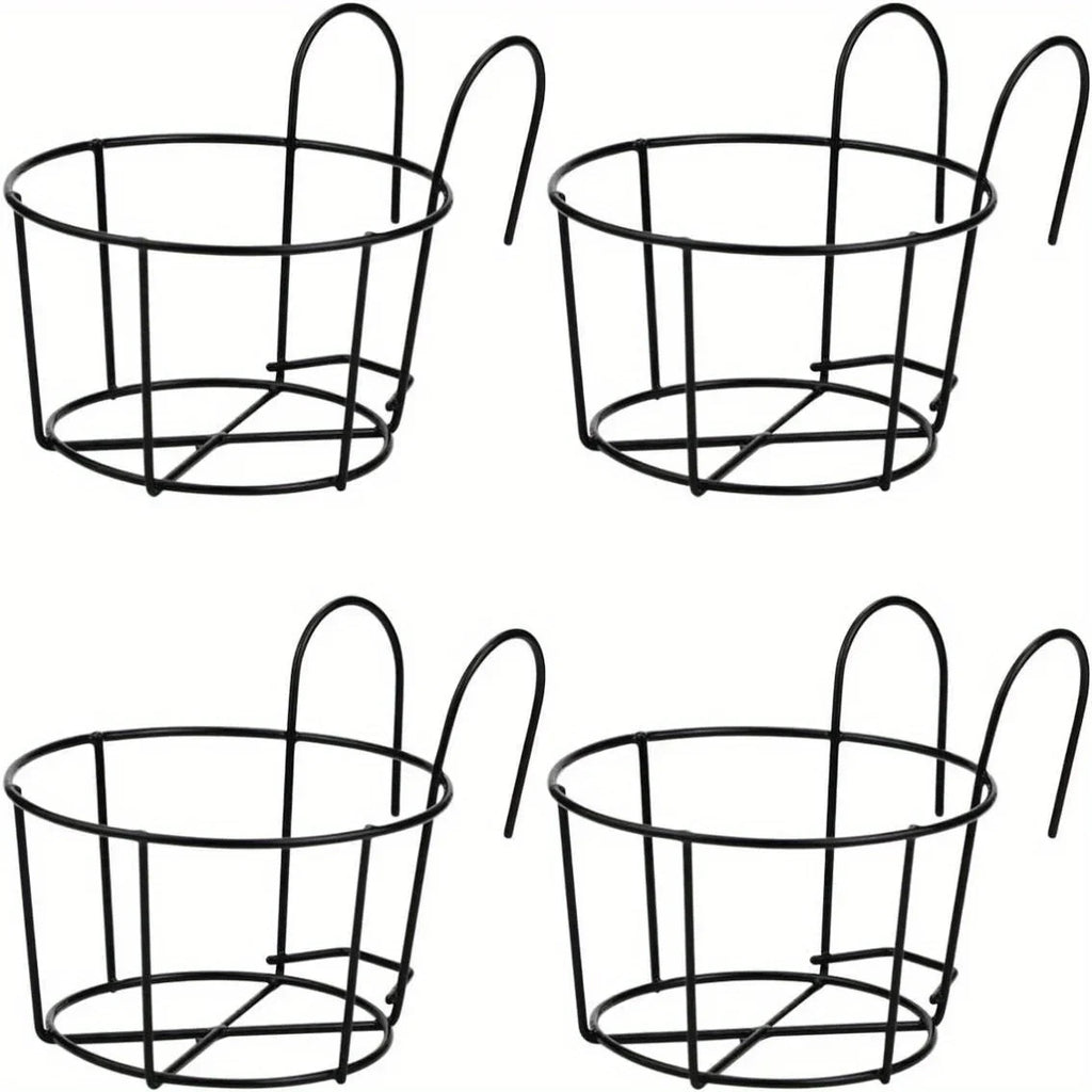 Round Metal Hanging Planters