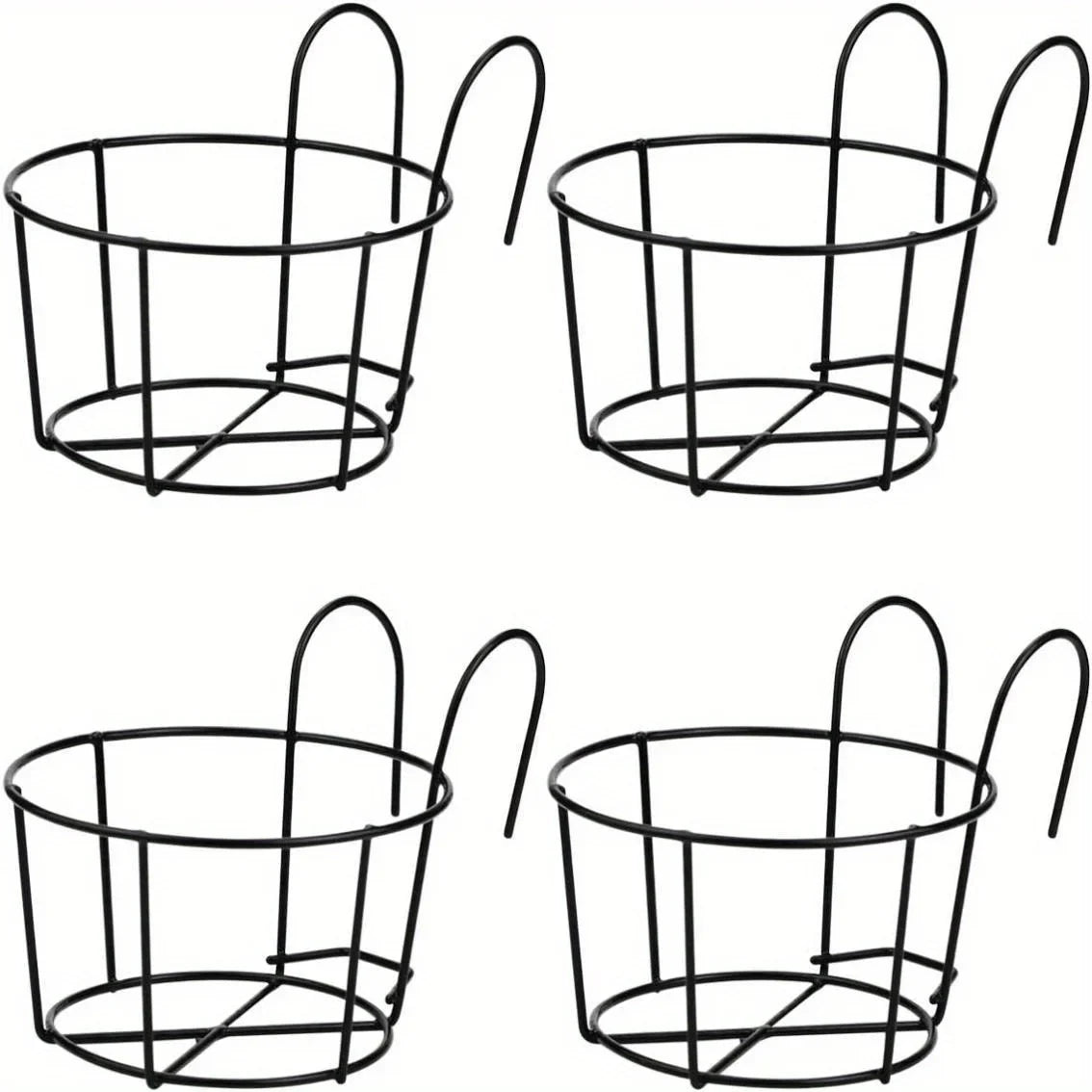 Round Metal Hanging Planters