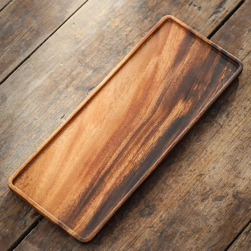 Natural Wooden Serving Tray