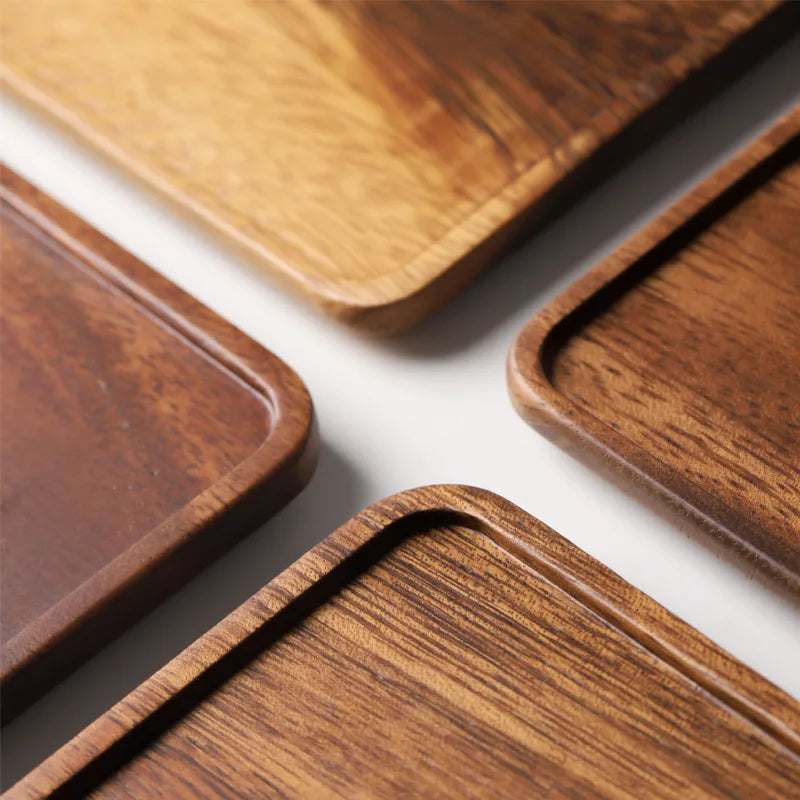 Natural Wooden Serving Tray