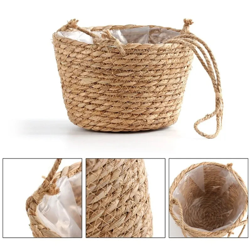 Macrame Hanging Planter Basket