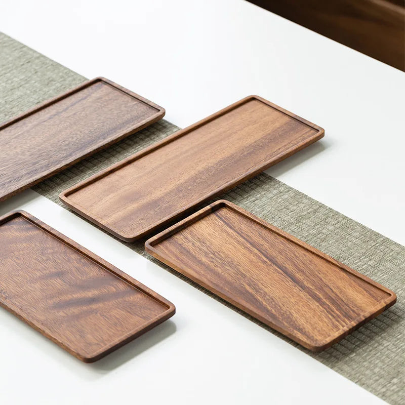 Natural Wooden Serving Tray