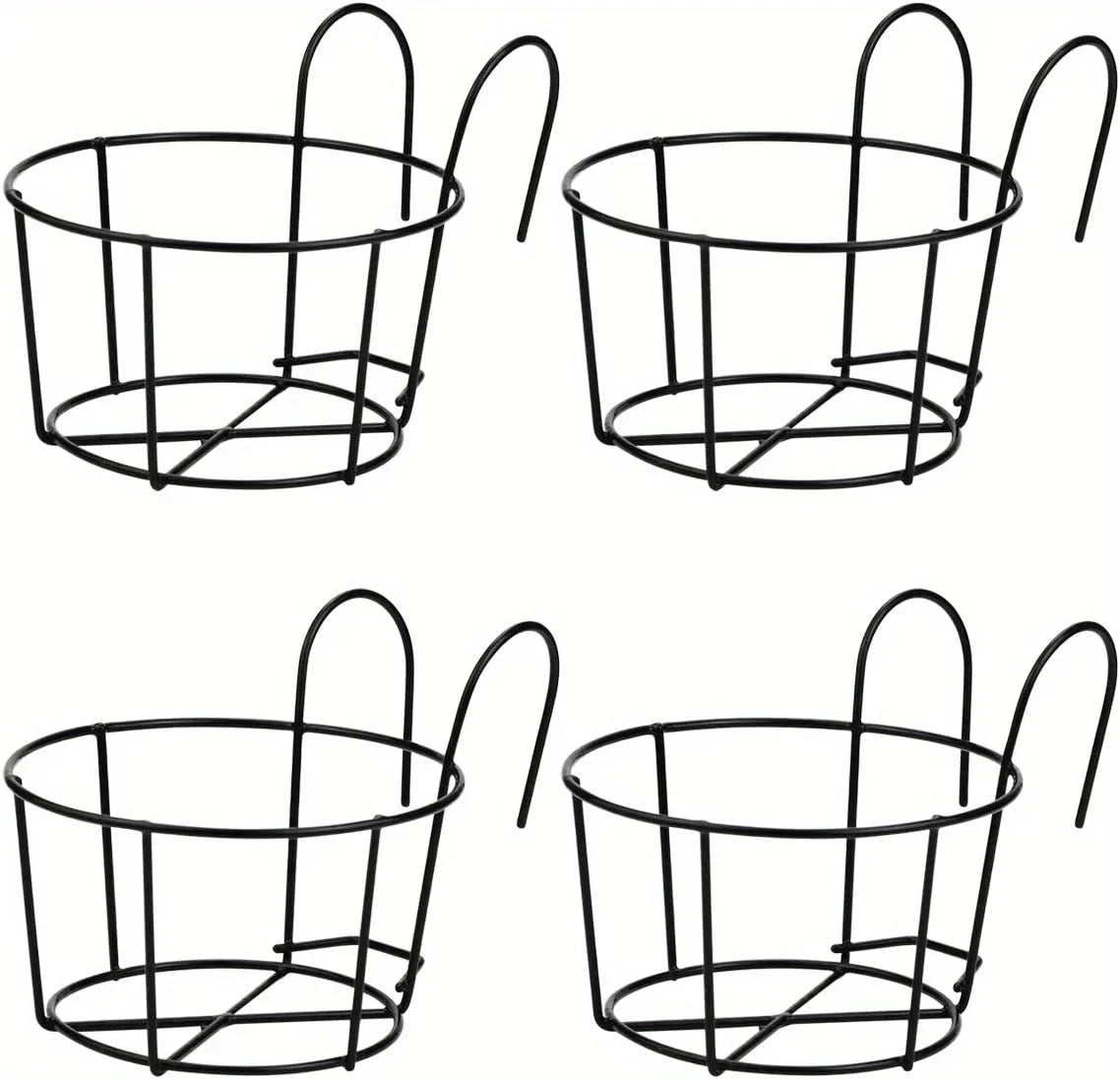 Round Metal Hanging Planters