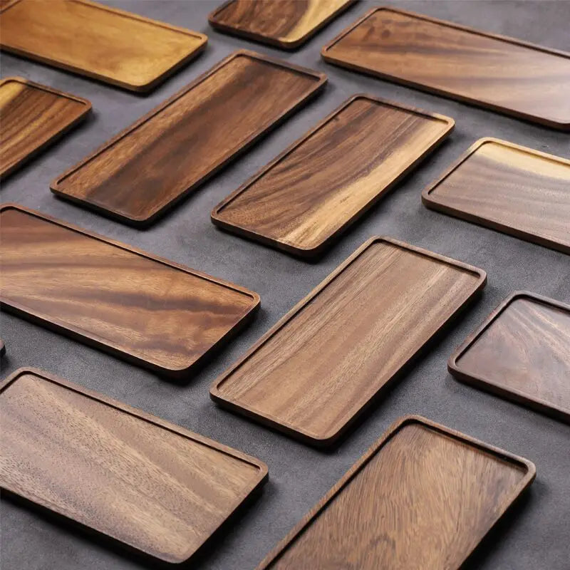 Natural Wooden Serving Tray