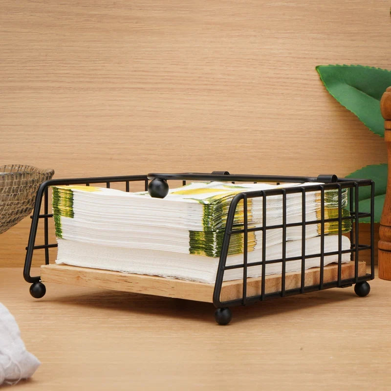 Rustic Metal Napkin Holder