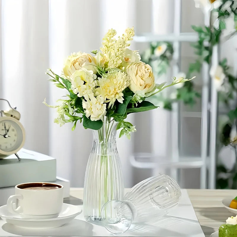 6-Piece Clear Vase Set