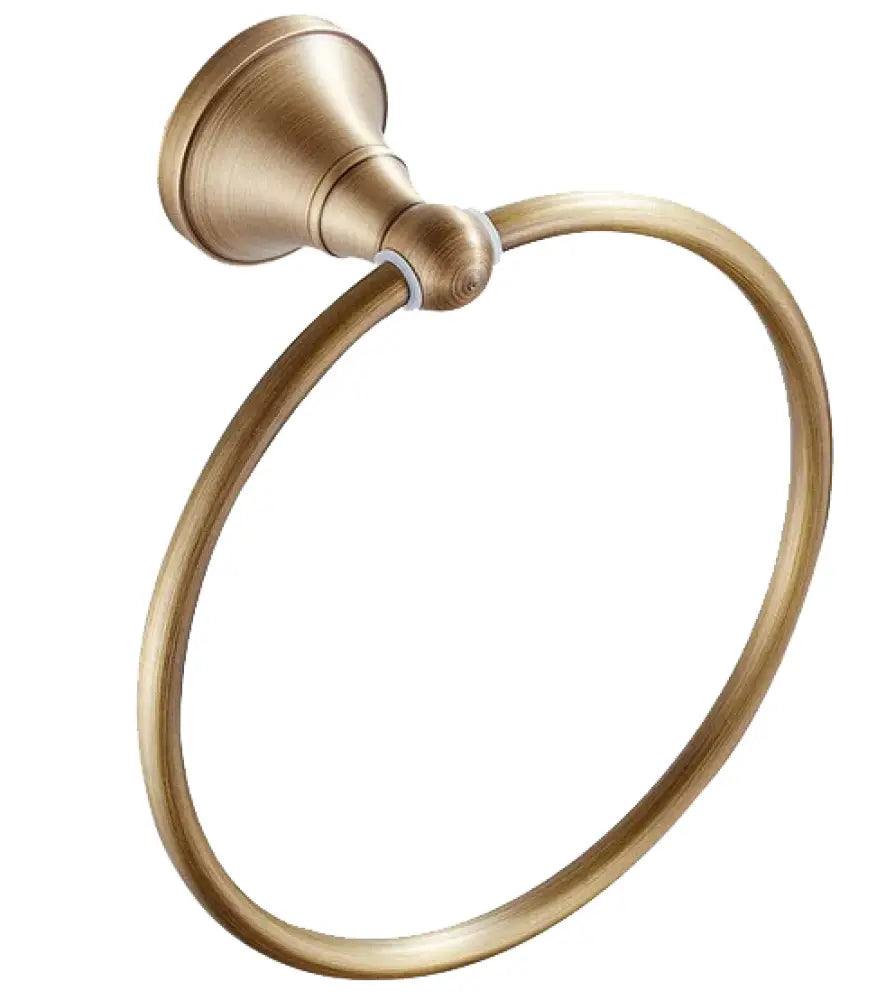 Brass Bathroom Accessories - towel ring c - Bathroom decor